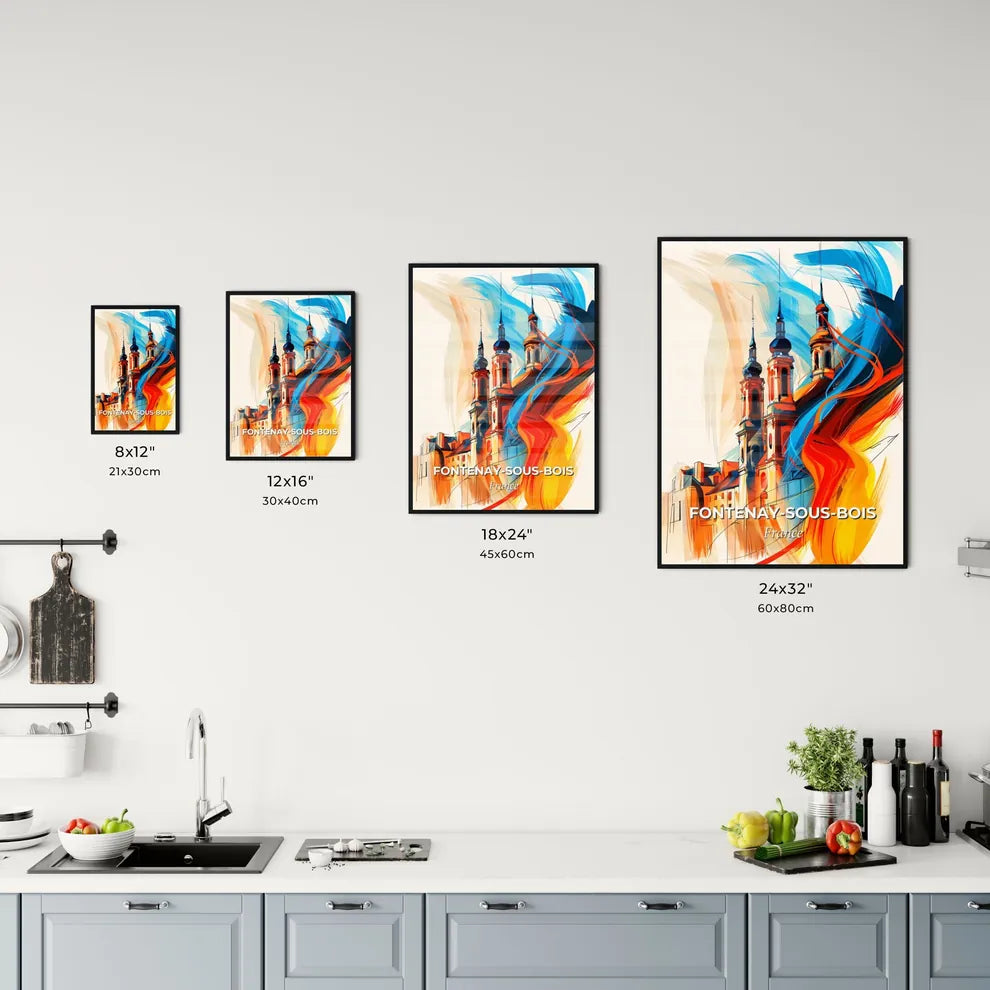 Vibrant Fontena Kitchen Art