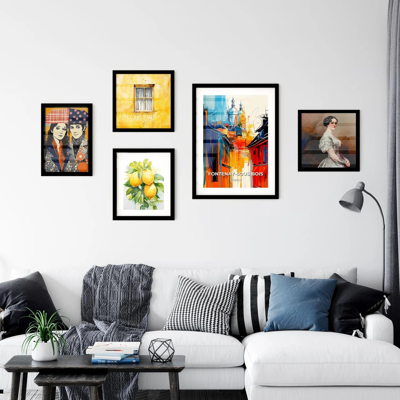 Vibrant Fontena Wall Art Collection