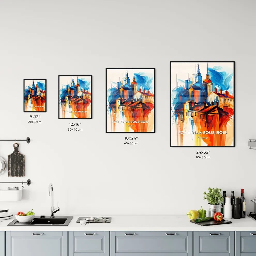 Vibrant Fontena Kitchen Art