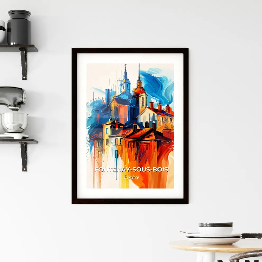 Vibrant Fontena Framed Print