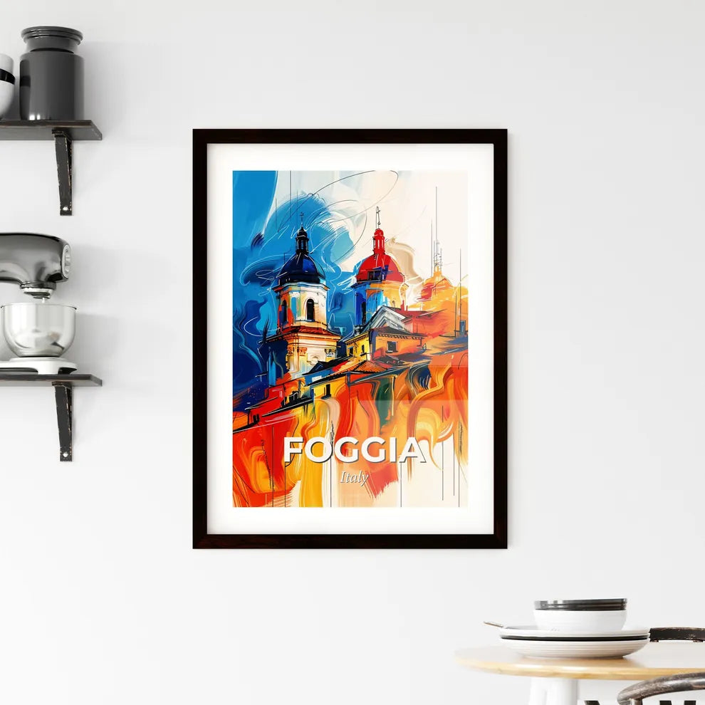 Vibrant Foggia, Italy Framed Print