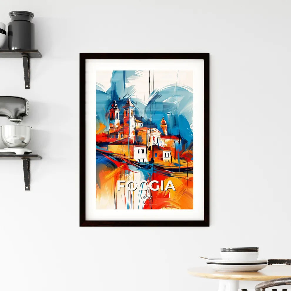 Vibrant Foggia, Italy Framed Print