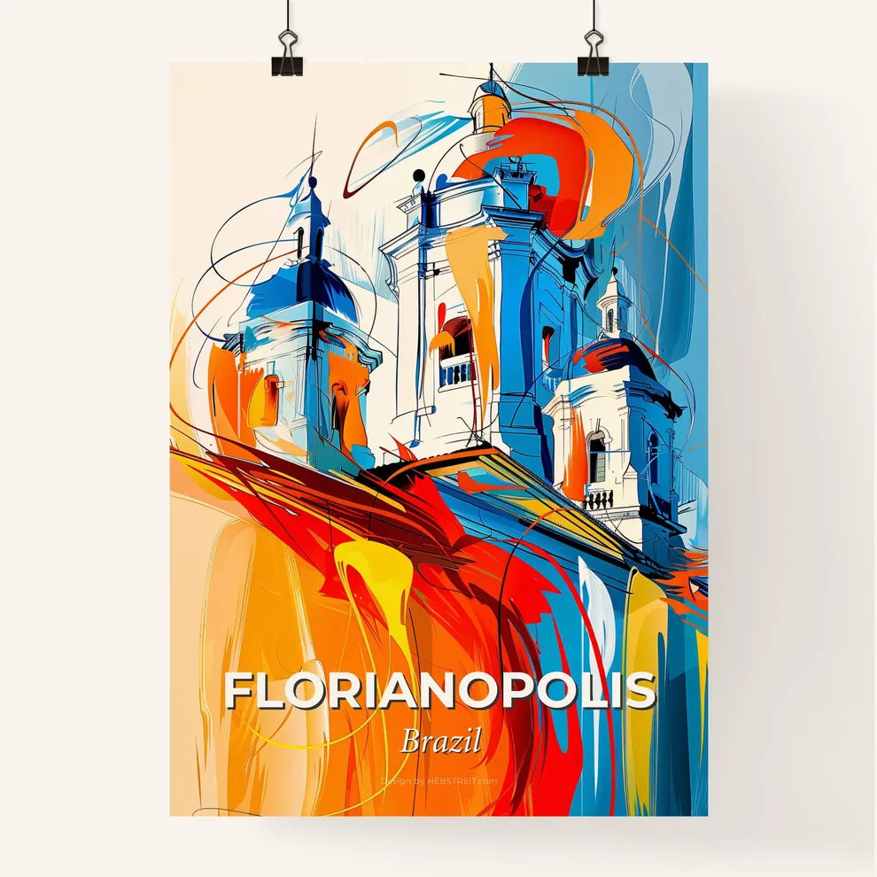 Vibrant Florianopolis, Brazil Poster
