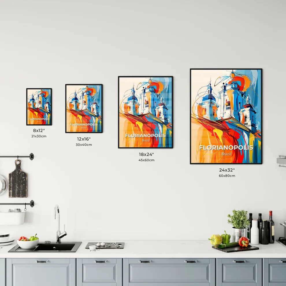 Vibrant Florianopolis, Brazil Kitchen Art