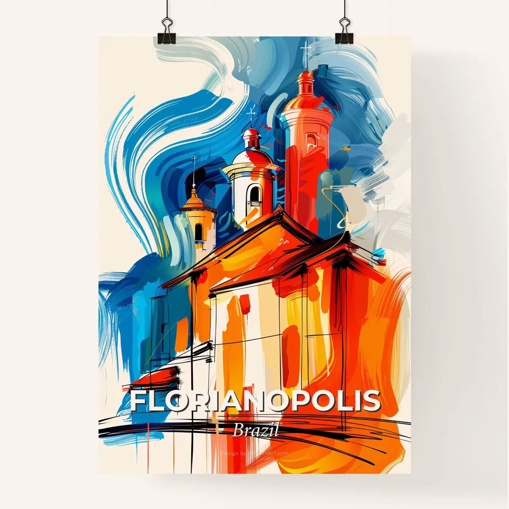 Vibrant Florianopolis, Brazil Poster