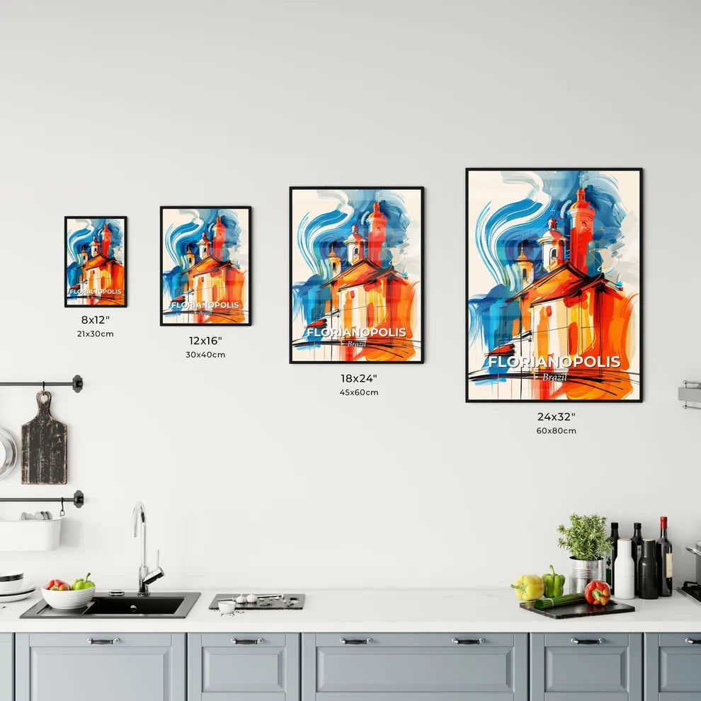 Vibrant Florianopolis, Brazil Kitchen Art