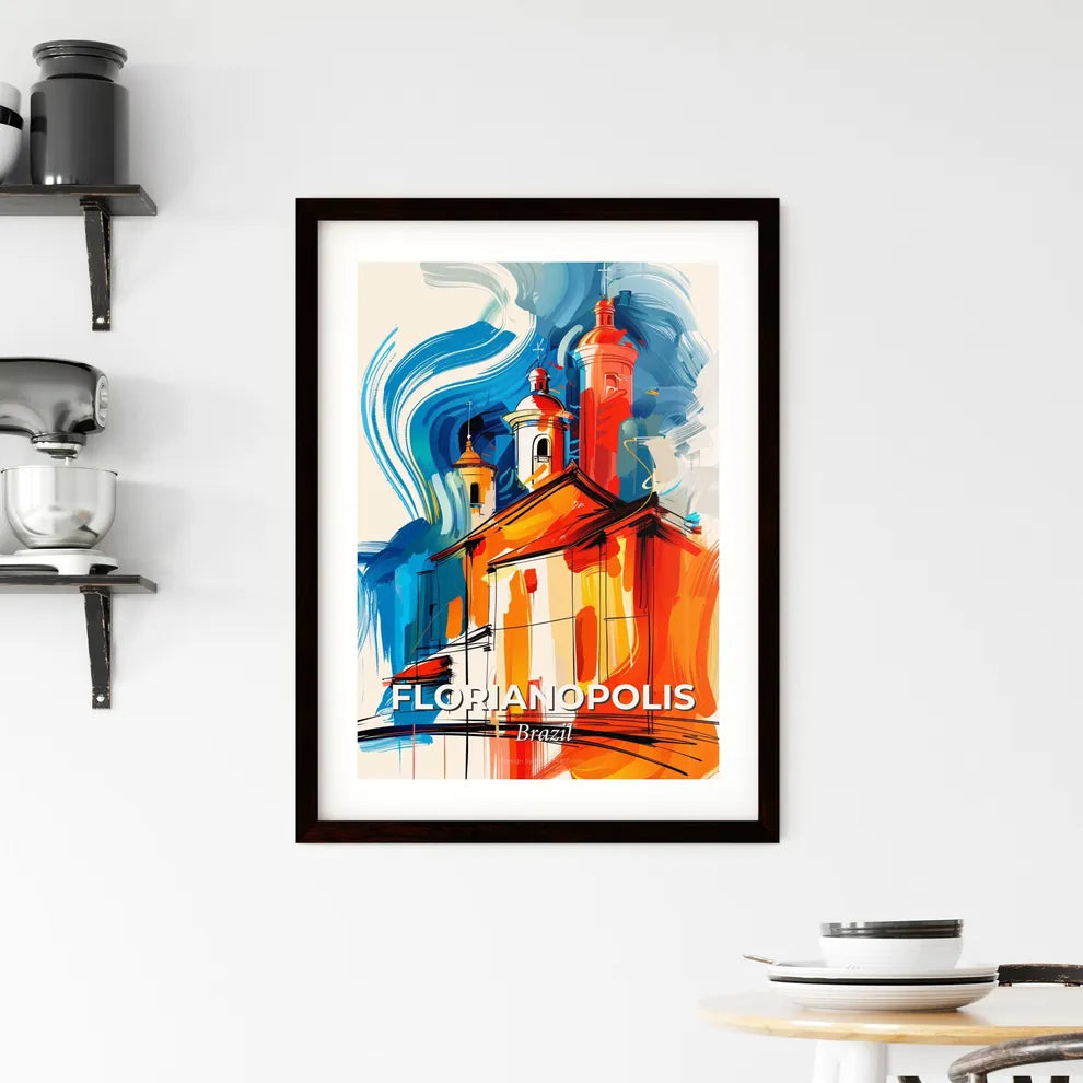 Vibrant Florianopolis, Brazil Framed Print