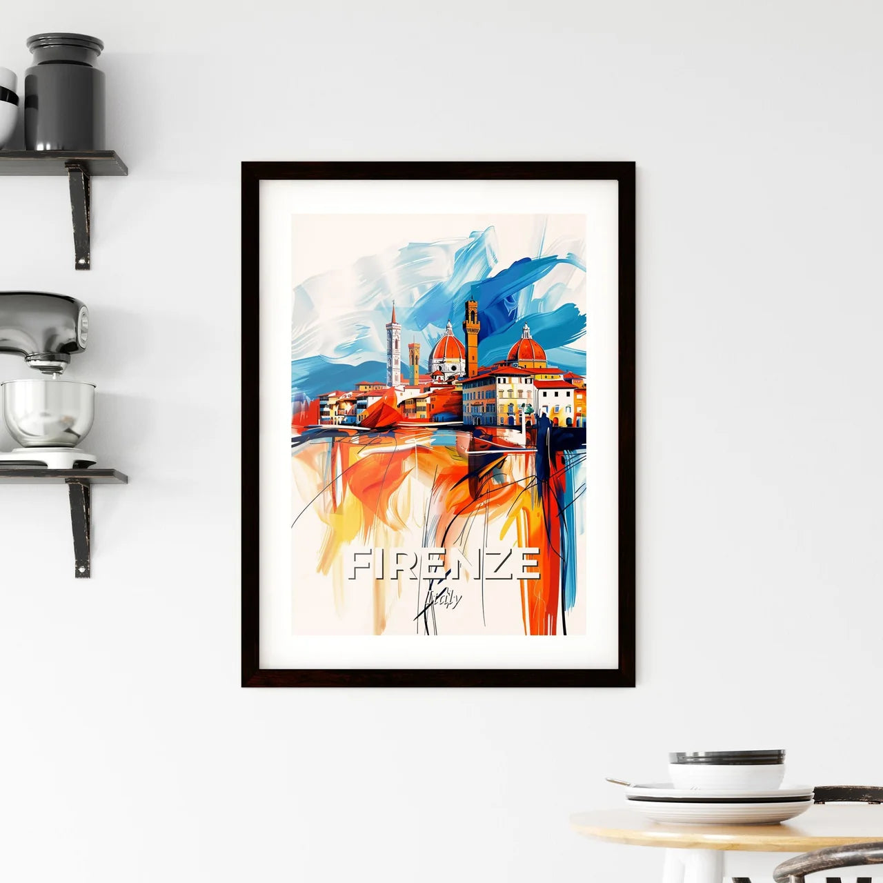 Vibrant Firenze , Italy Framed Print