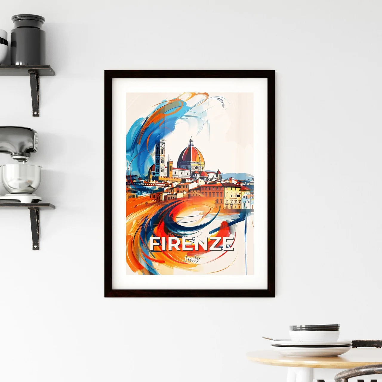 Vibrant Firenze , Italy Framed Print