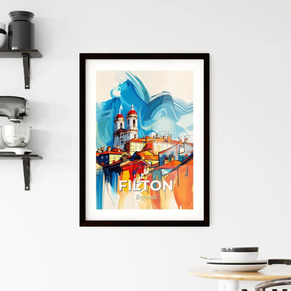 Vibrant Filton, England Framed Print
