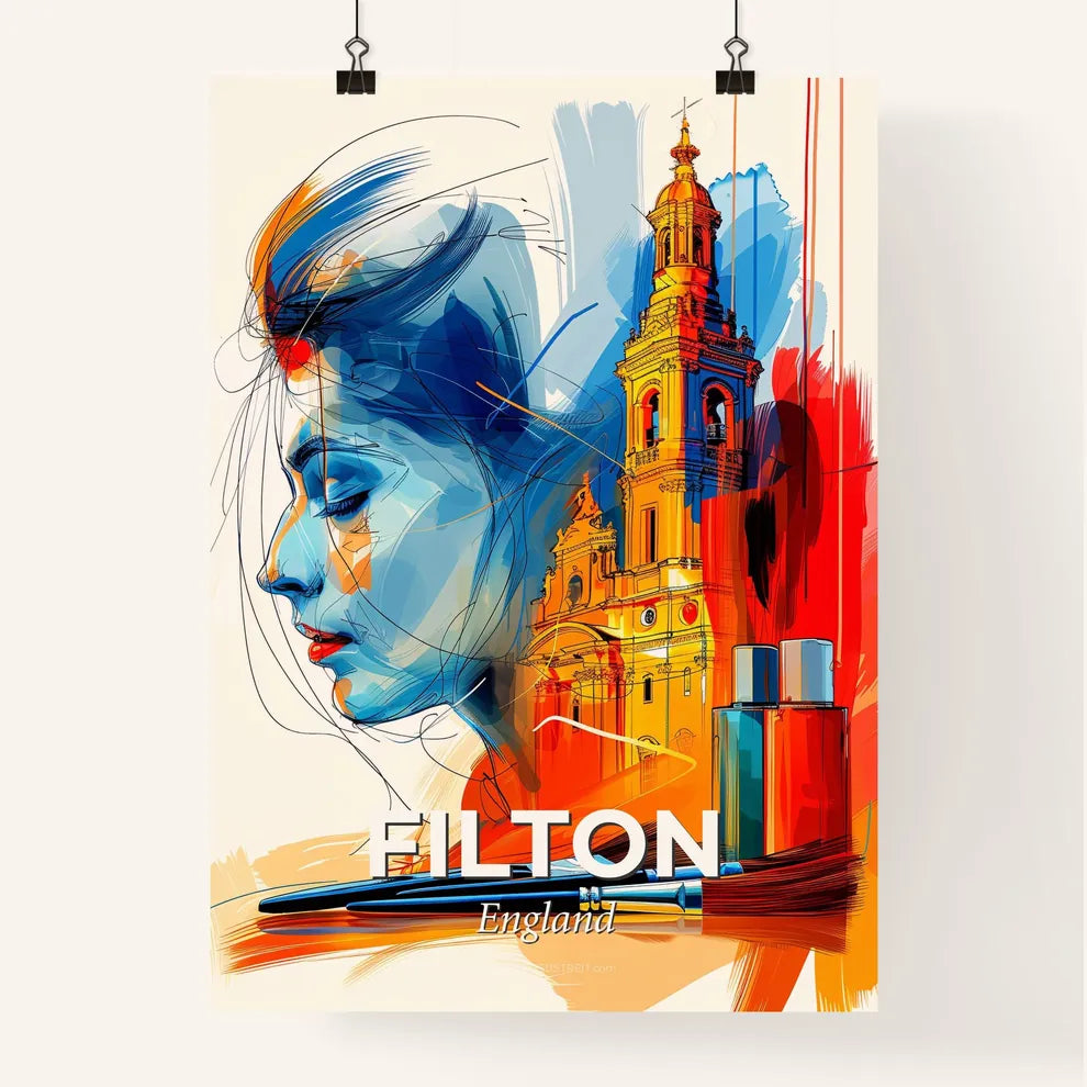 Vibrant Filton, England Poster