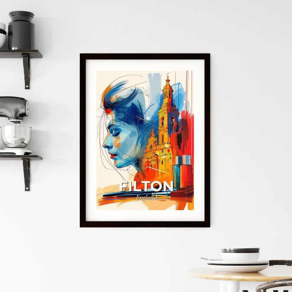 Vibrant Filton, England Framed Print