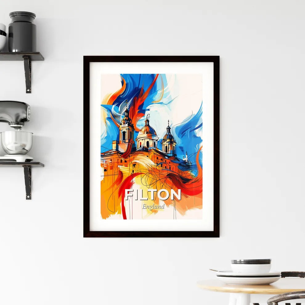 Vibrant Filton, England Framed Print
