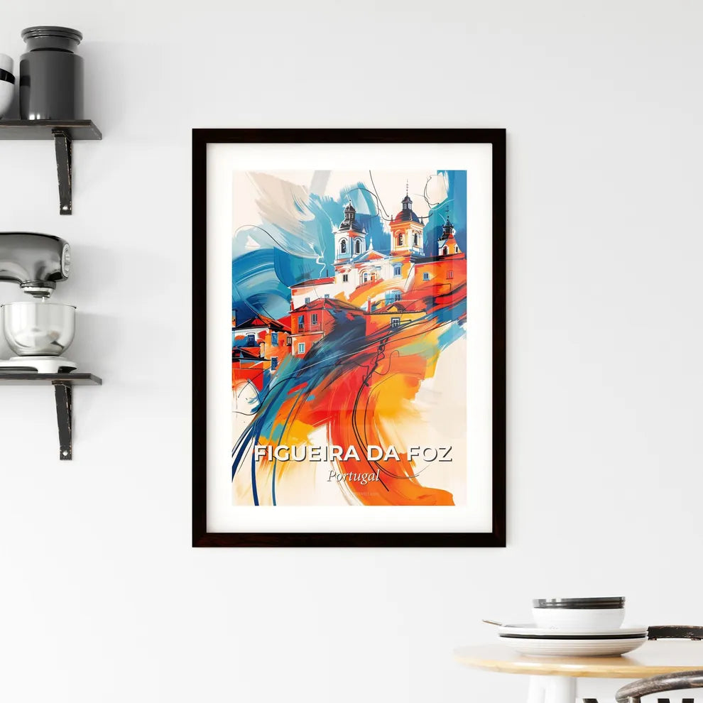 Vibrant Figueira Da Foz, Portugal Framed Print