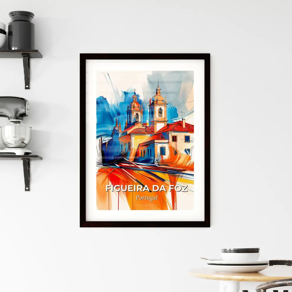 Vibrant Figueira Da Foz, Portugal Framed Print