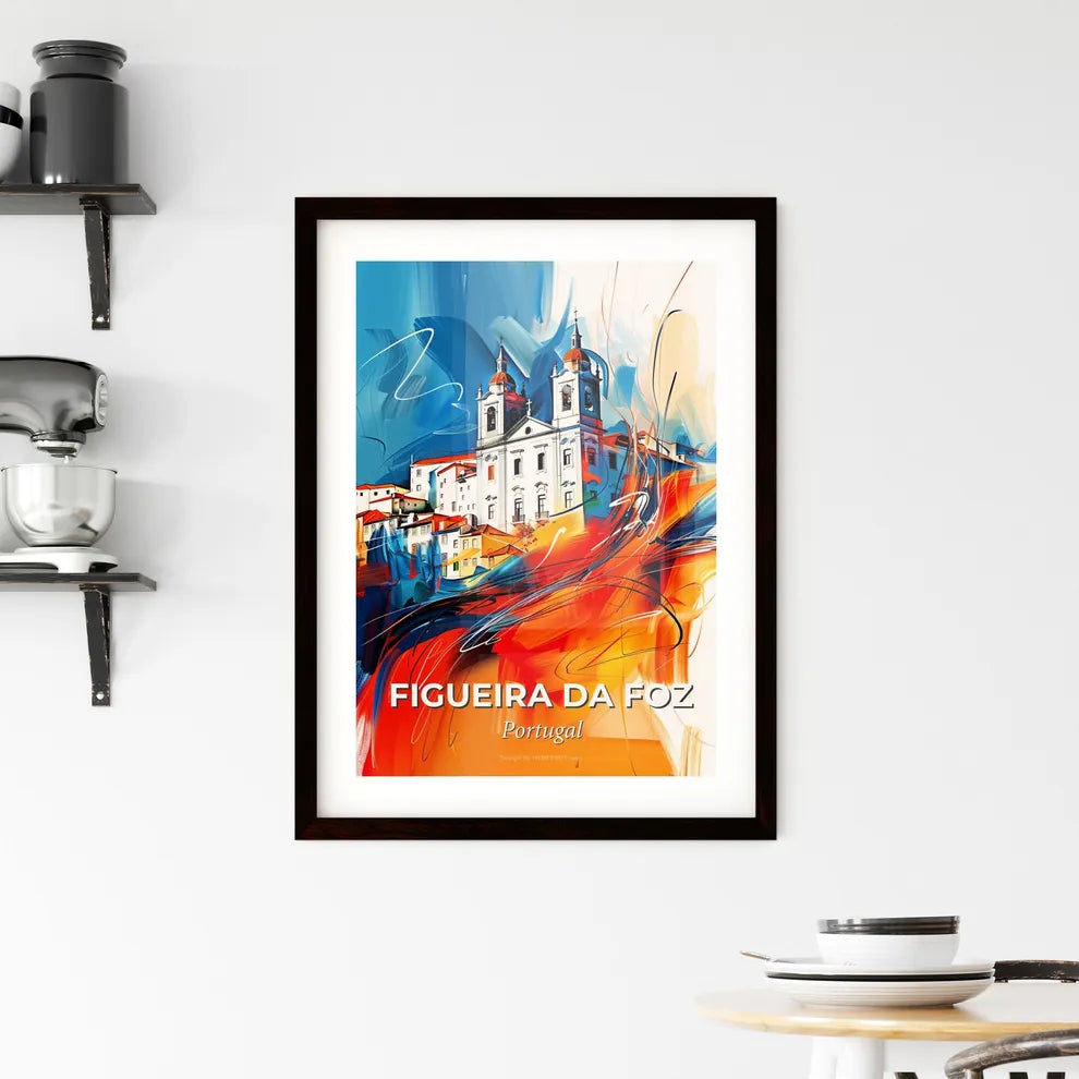 Vibrant Figueira Da Foz, Portugal Framed Print