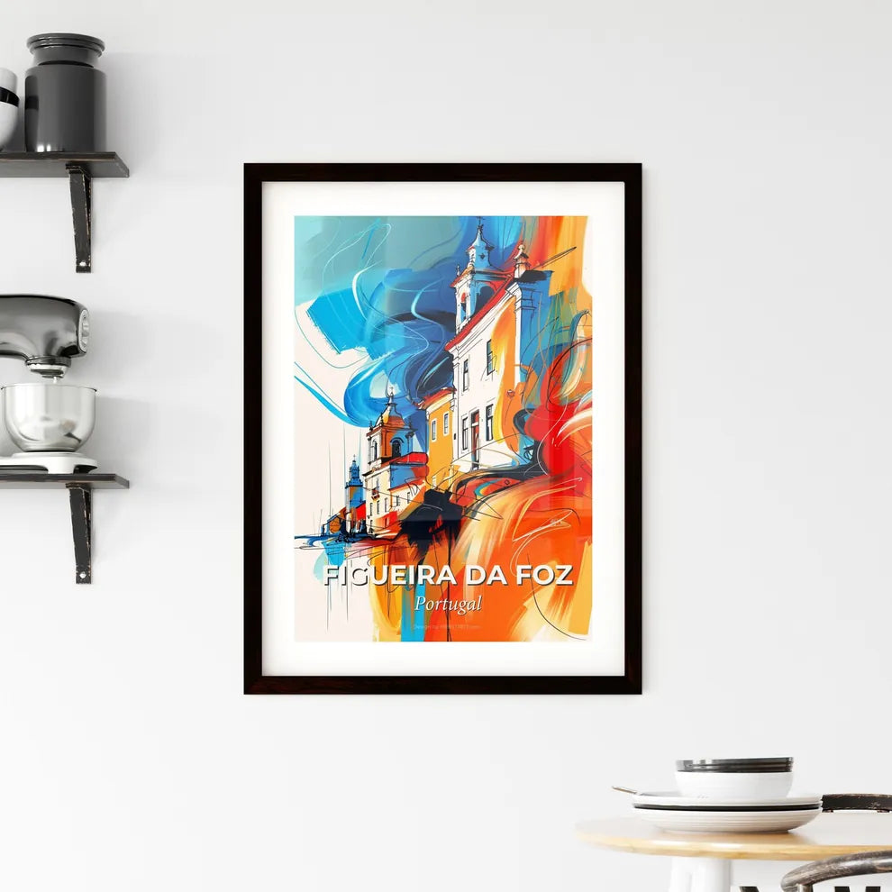 Vibrant Figueira Da Foz, Portugal Framed Print