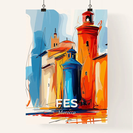 Vibrant Fes, Morocco Poster