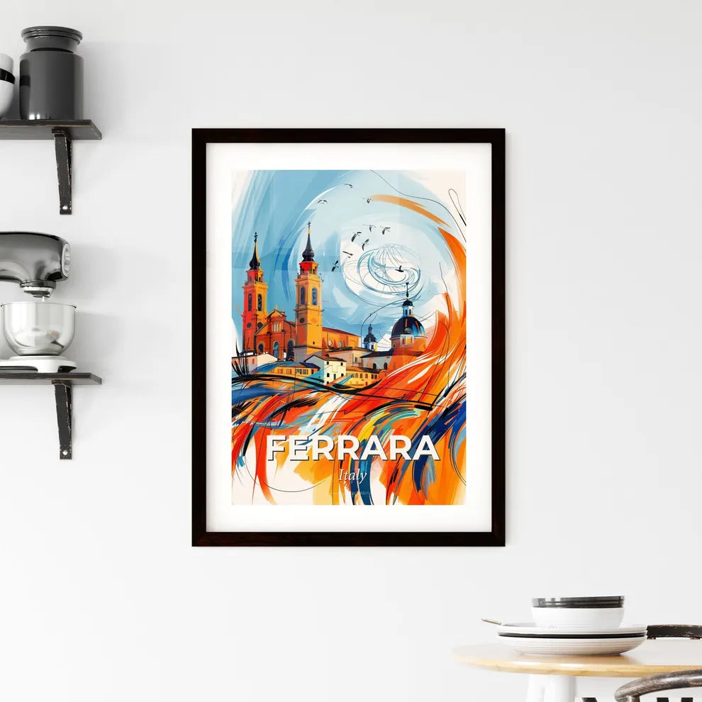 Vibrant Ferrara, Italy Framed Print