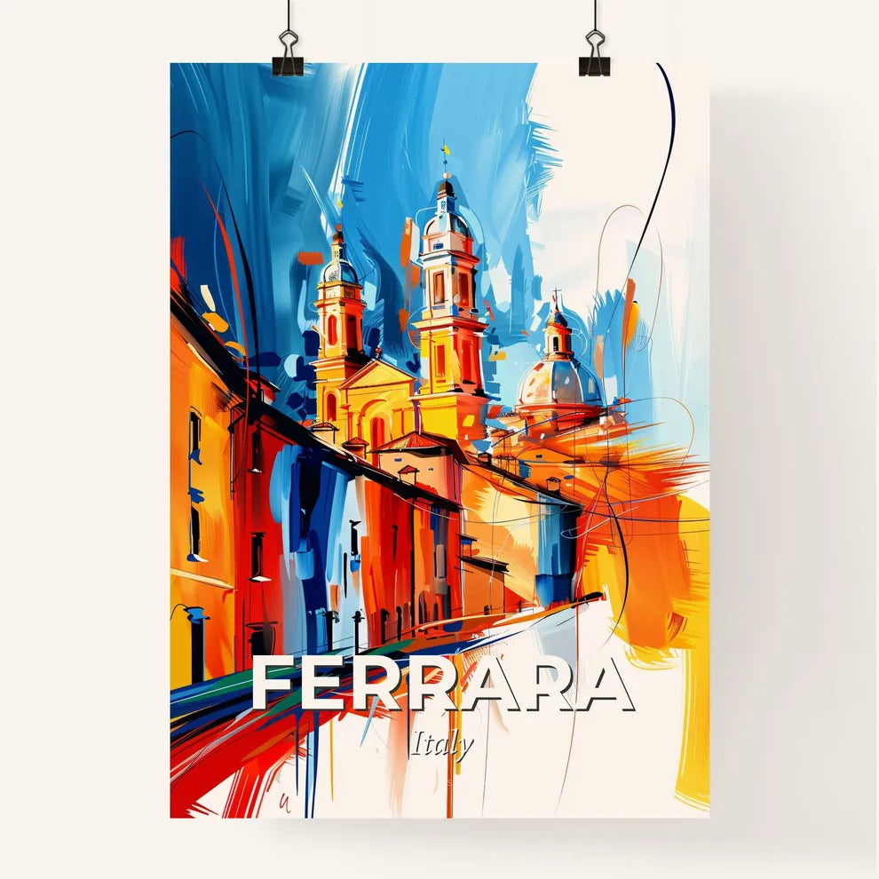 Vibrant Ferrara, Italy Poster