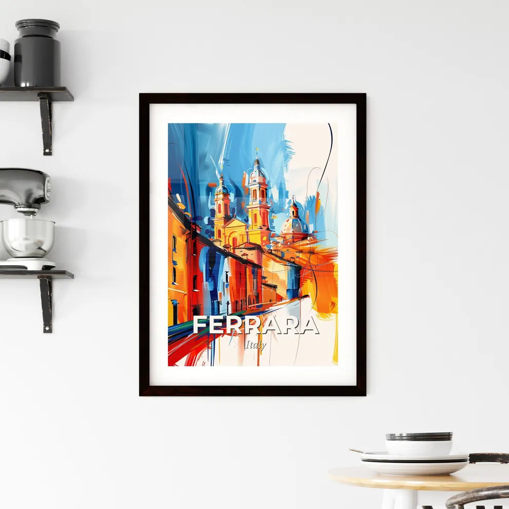 Vibrant Ferrara, Italy Framed Print