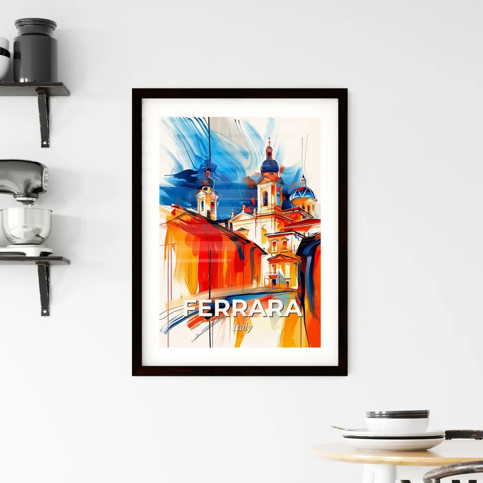 Vibrant Ferrara, Italy Framed Print