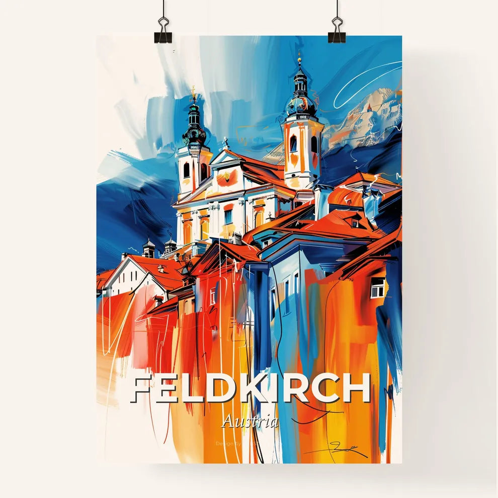 Vibrant Feldkirch, Austria Poster
