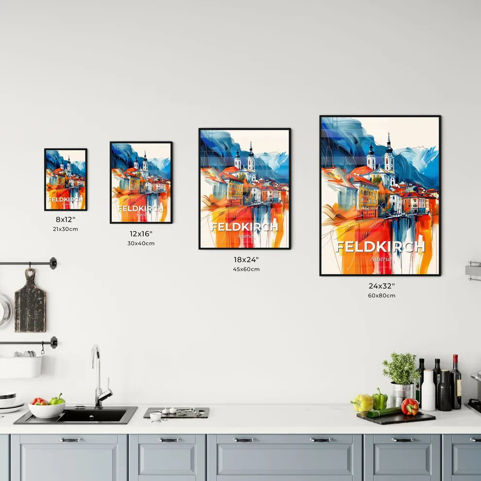 Vibrant Feldkirch, Austria Kitchen Art
