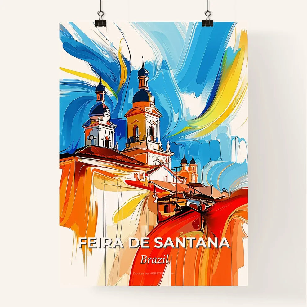 Vibrant Feira De Santana, Brazil Poster