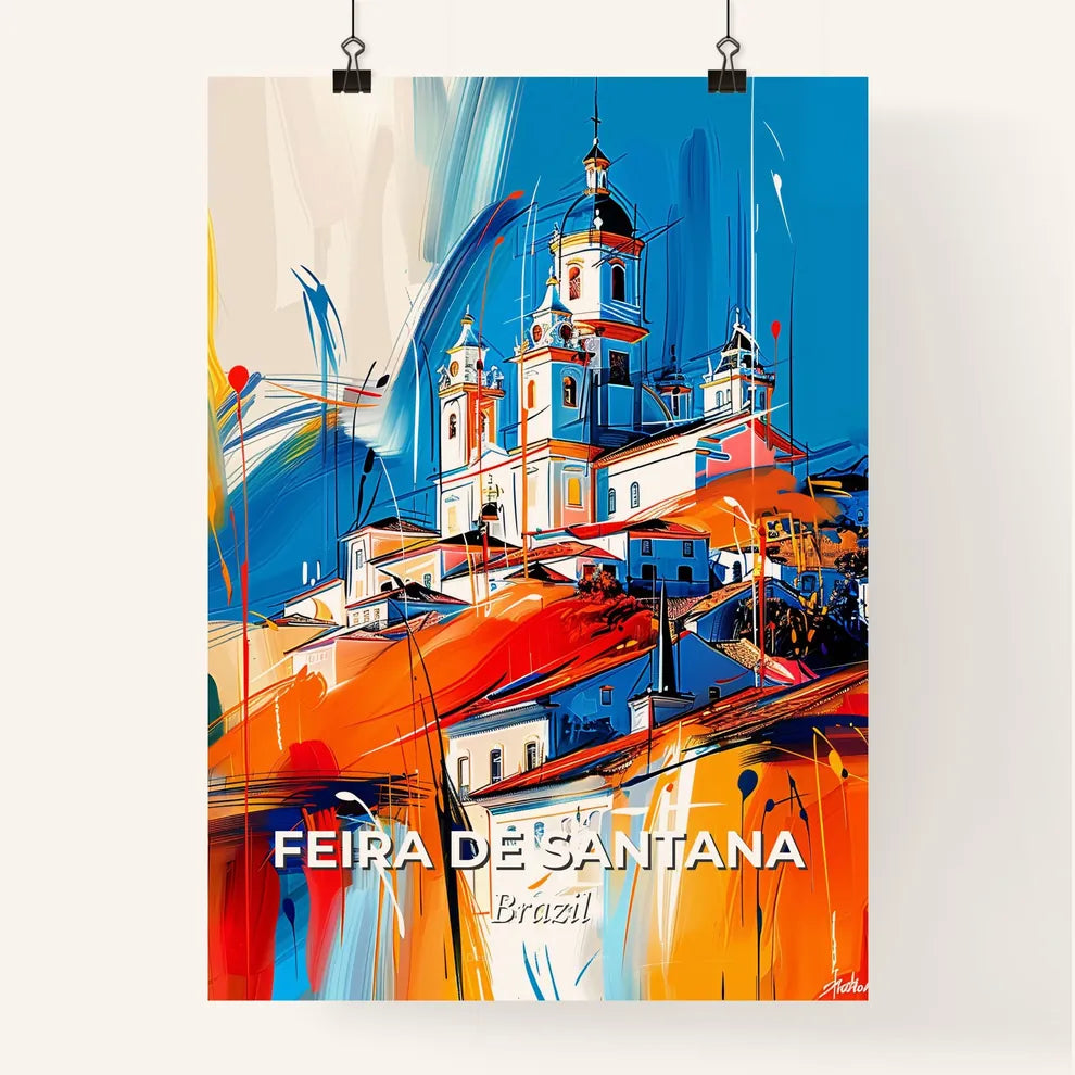 Vibrant Feira De Santana, Brazil Poster