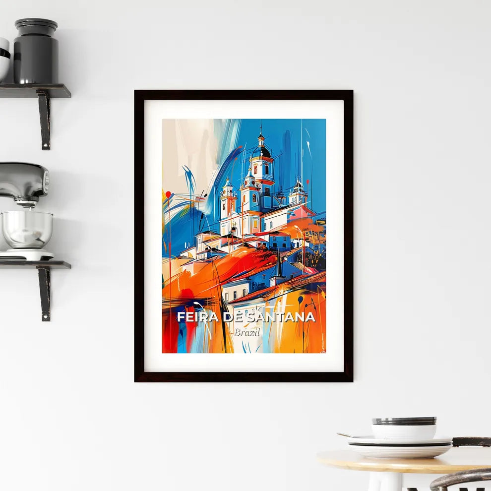 Vibrant Feira De Santana, Brazil Framed Print