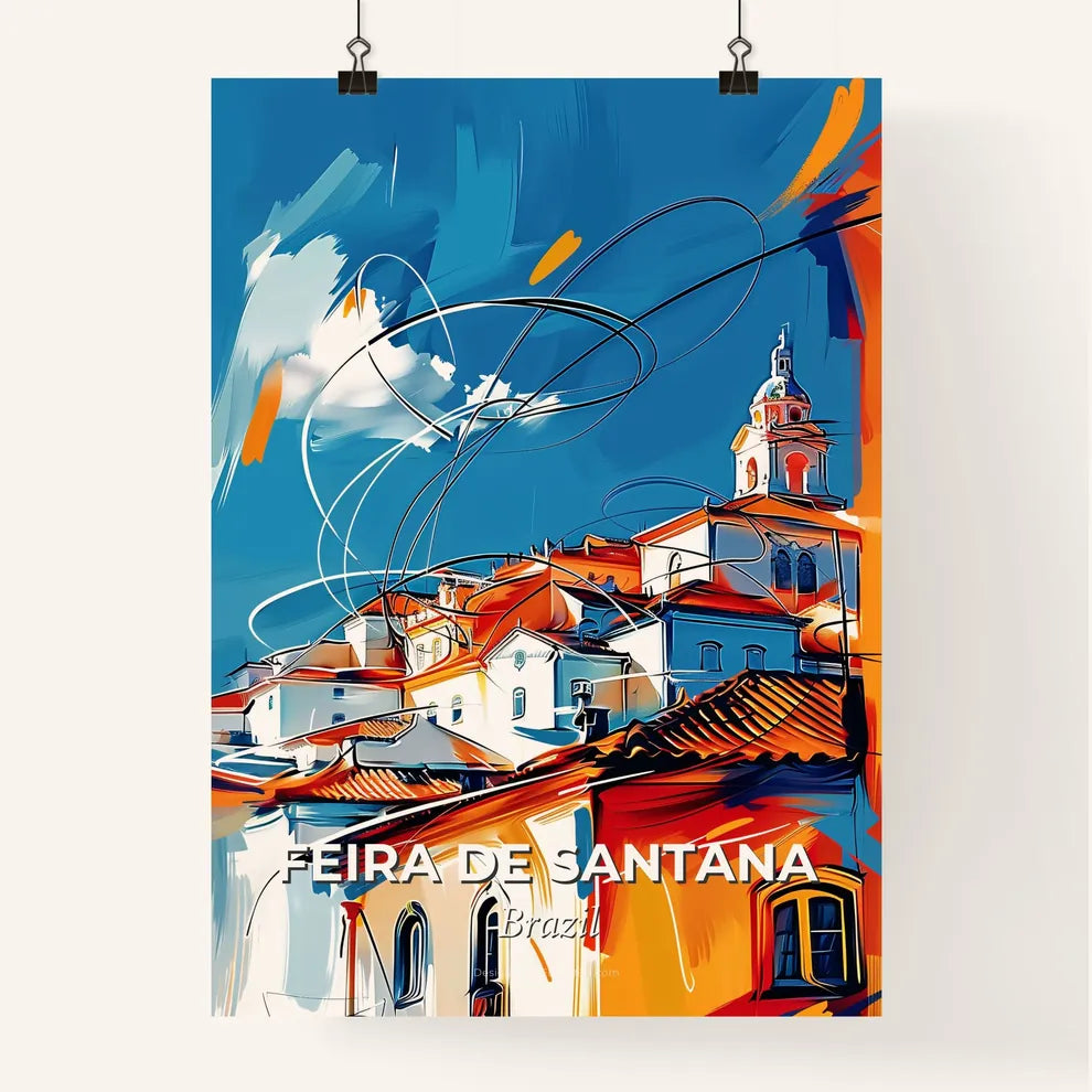 Vibrant Feira De Santana, Brazil Poster