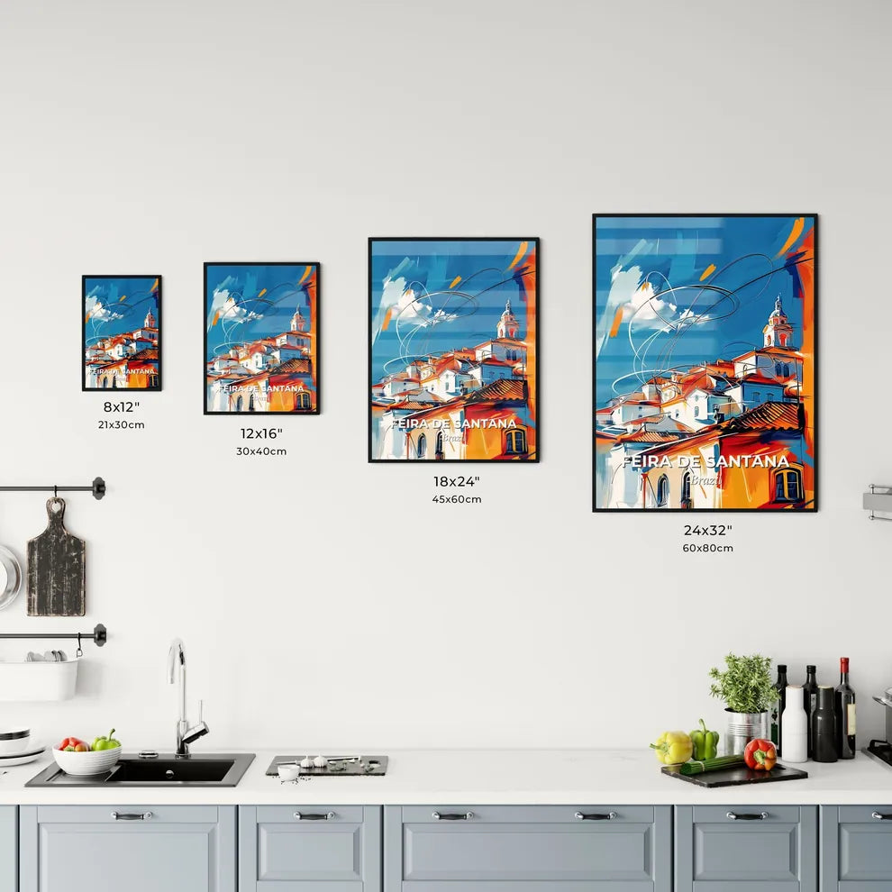 Vibrant Feira De Santana, Brazil Kitchen Art