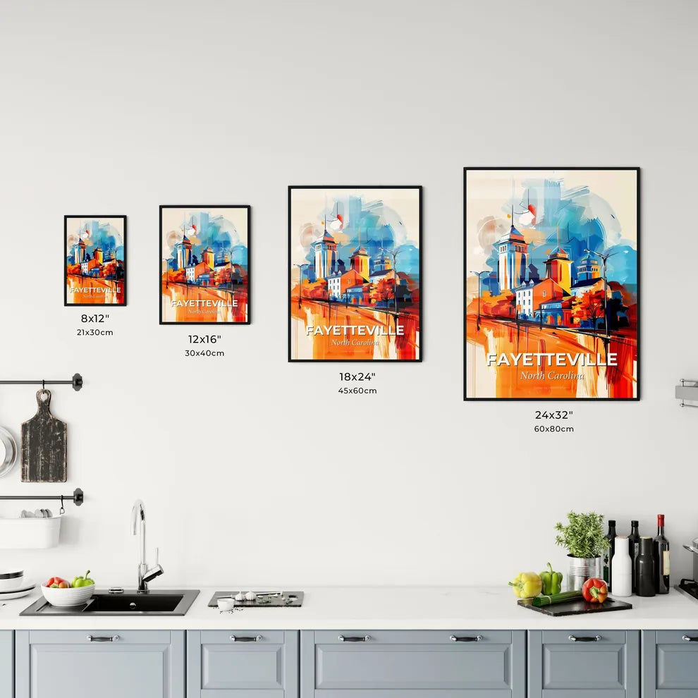 Vibrant Fayetteville, North Carolina Kitchen Art