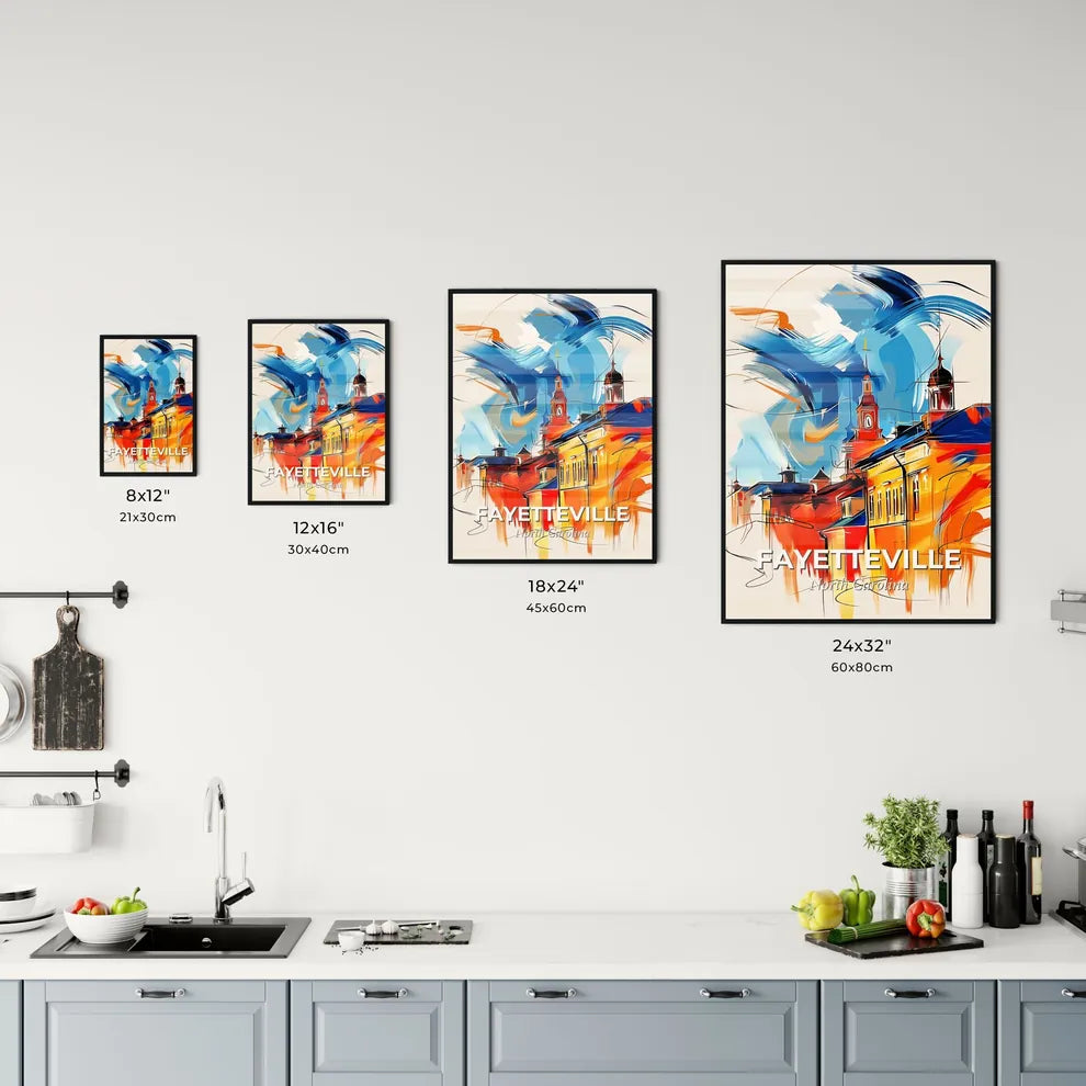 Vibrant Fayetteville, North Carolina Kitchen Art