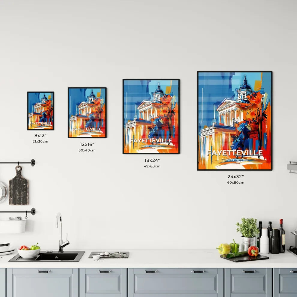 Vibrant Fayetteville, North Carolina Kitchen Art
