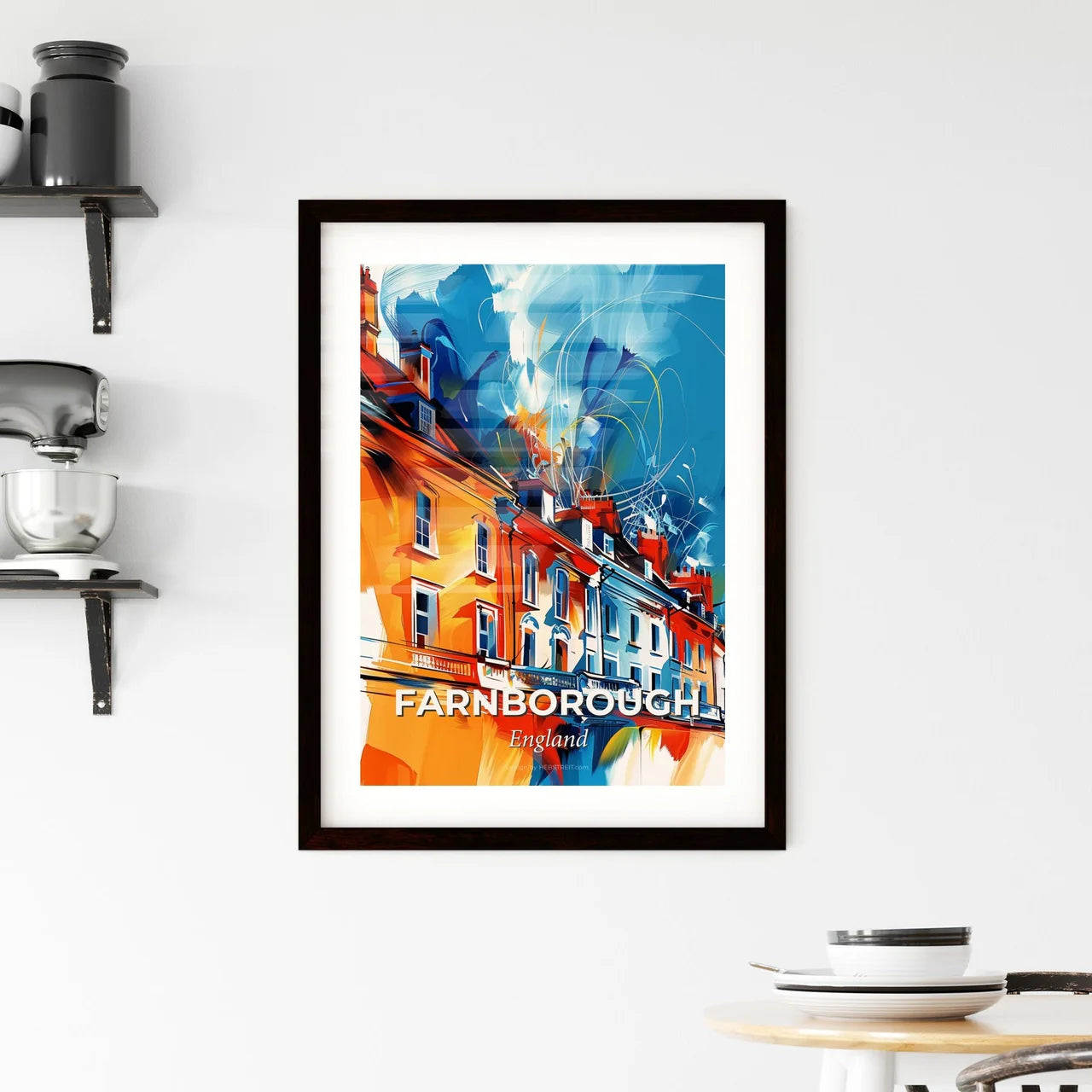 Vibrant Farnborough, England Framed Print
