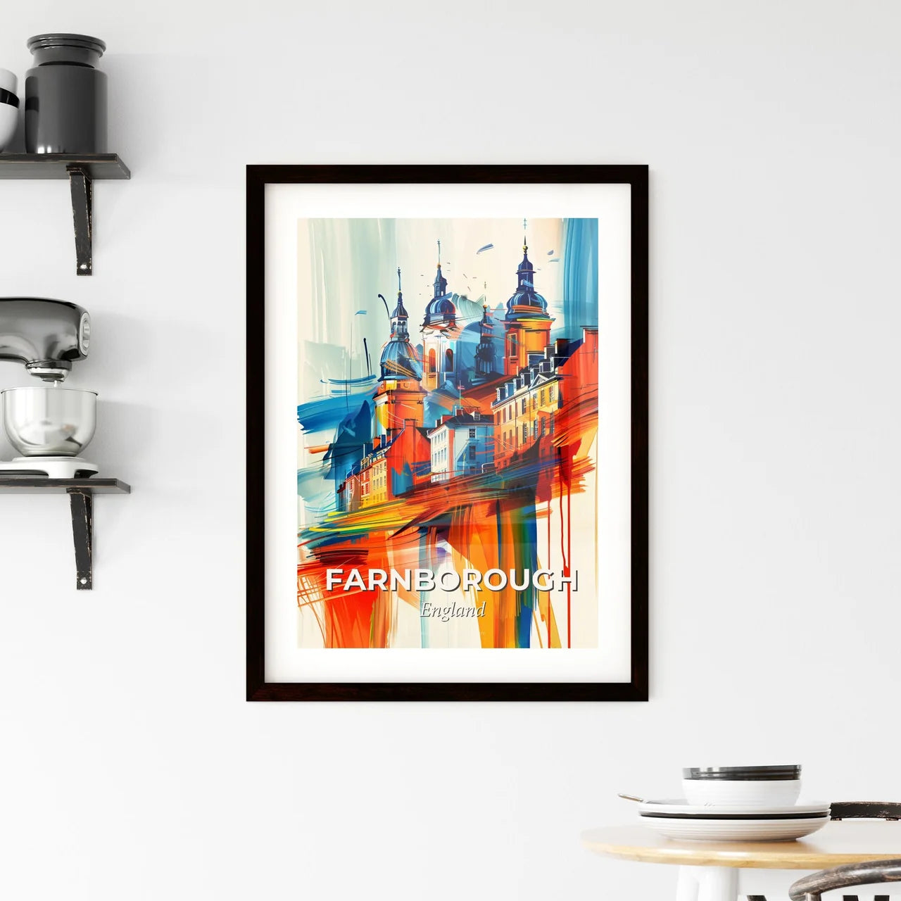 Vibrant Farnborough, England Framed Print