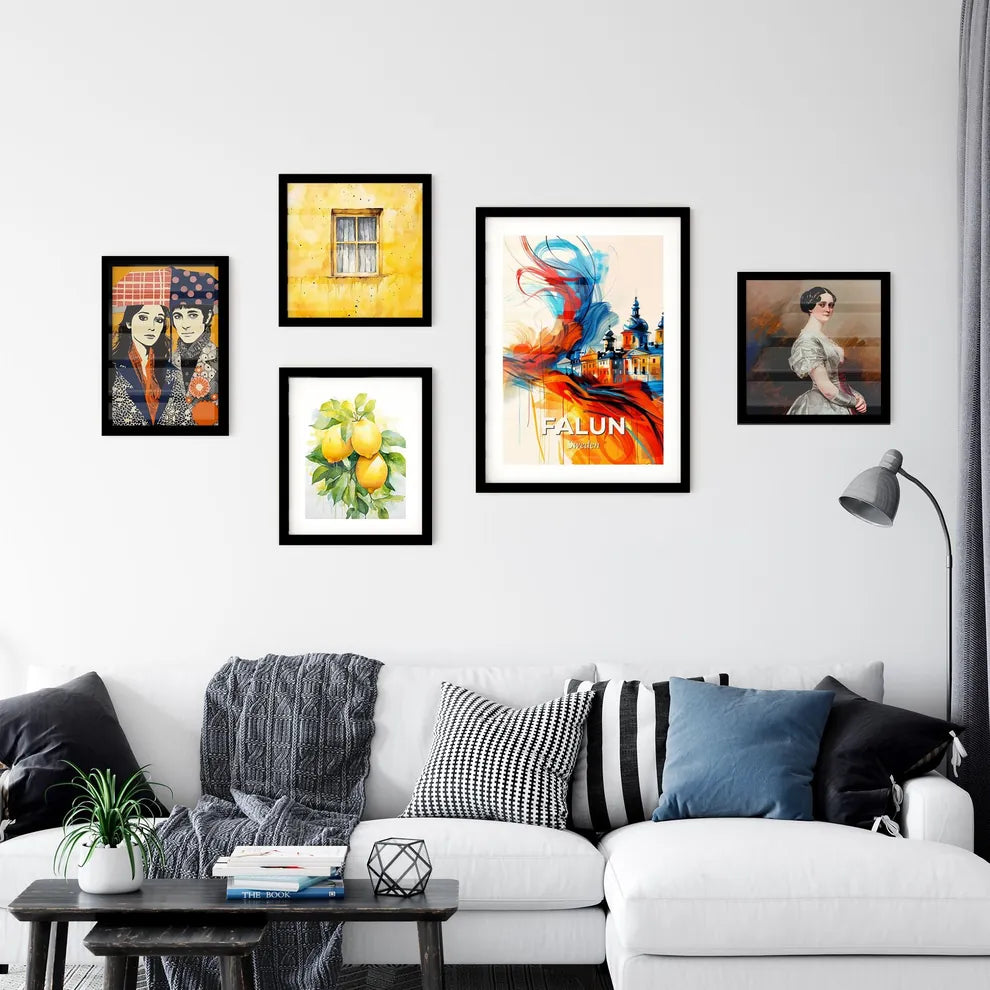 Vibrant Falun, Sweden Wall Art Collection