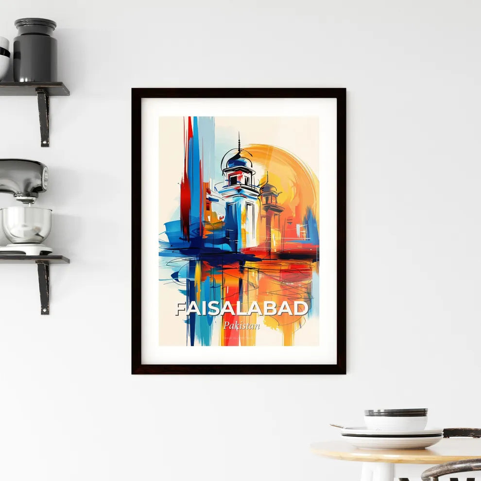 Vibrant Faisalabad, Pakistan Framed Print