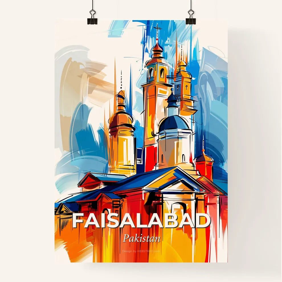 Vibrant Faisalabad, Pakistan Poster