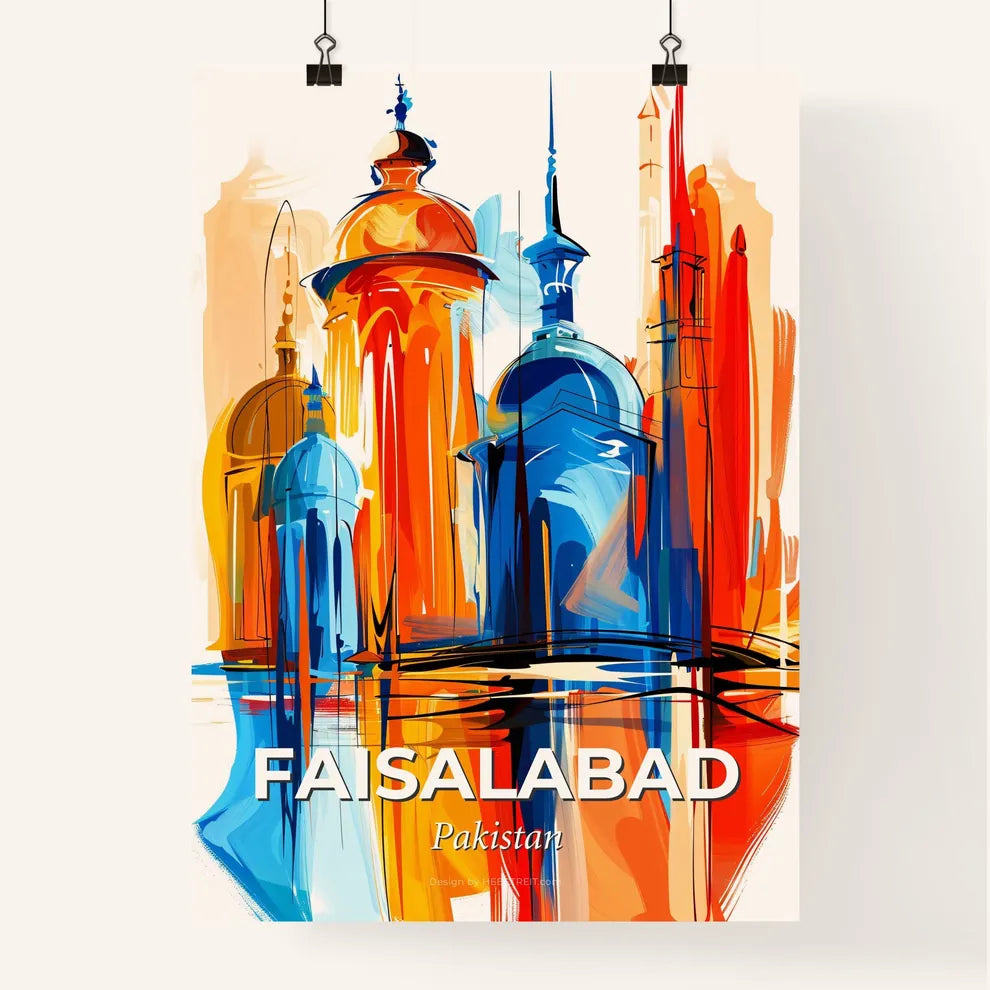 Vibrant Faisalabad, Pakistan Poster