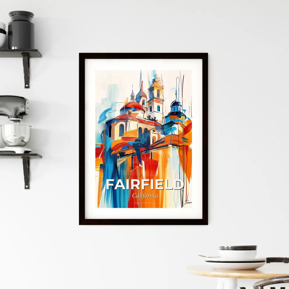Vibrant Fairfield, California Framed Print