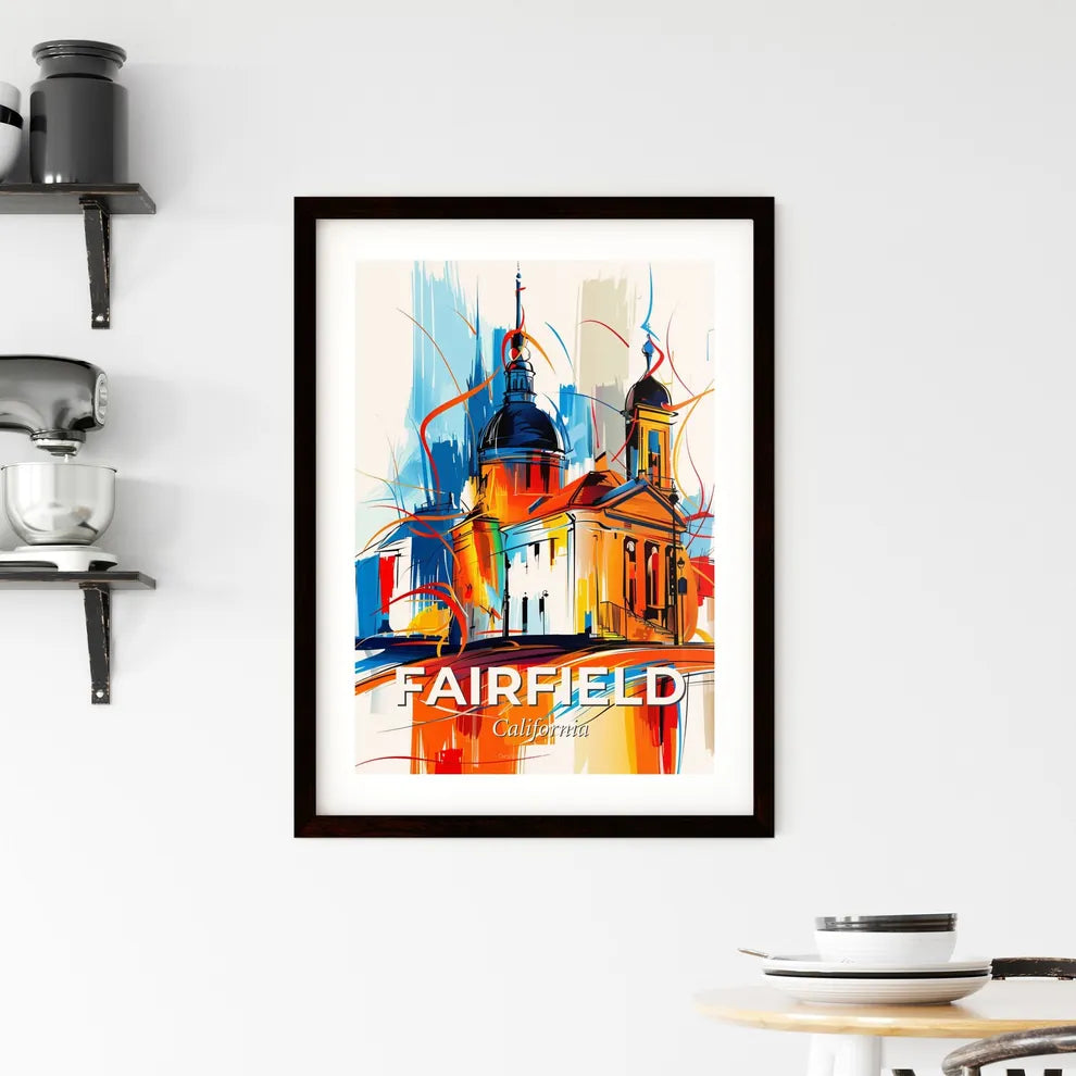 Vibrant Fairfield, California Framed Print