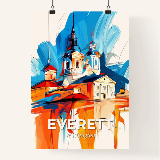 Vibrant Everett, Washington Poster