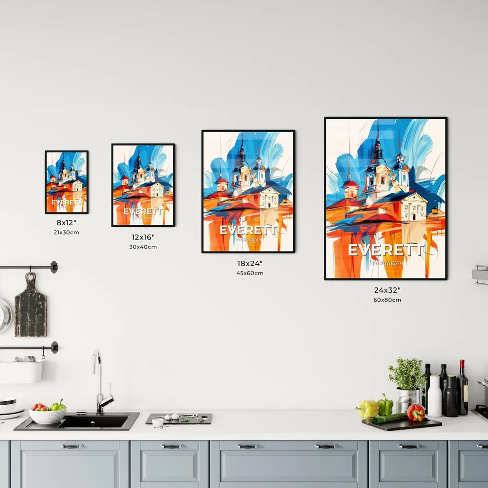 Vibrant Everett, Washington Kitchen Art