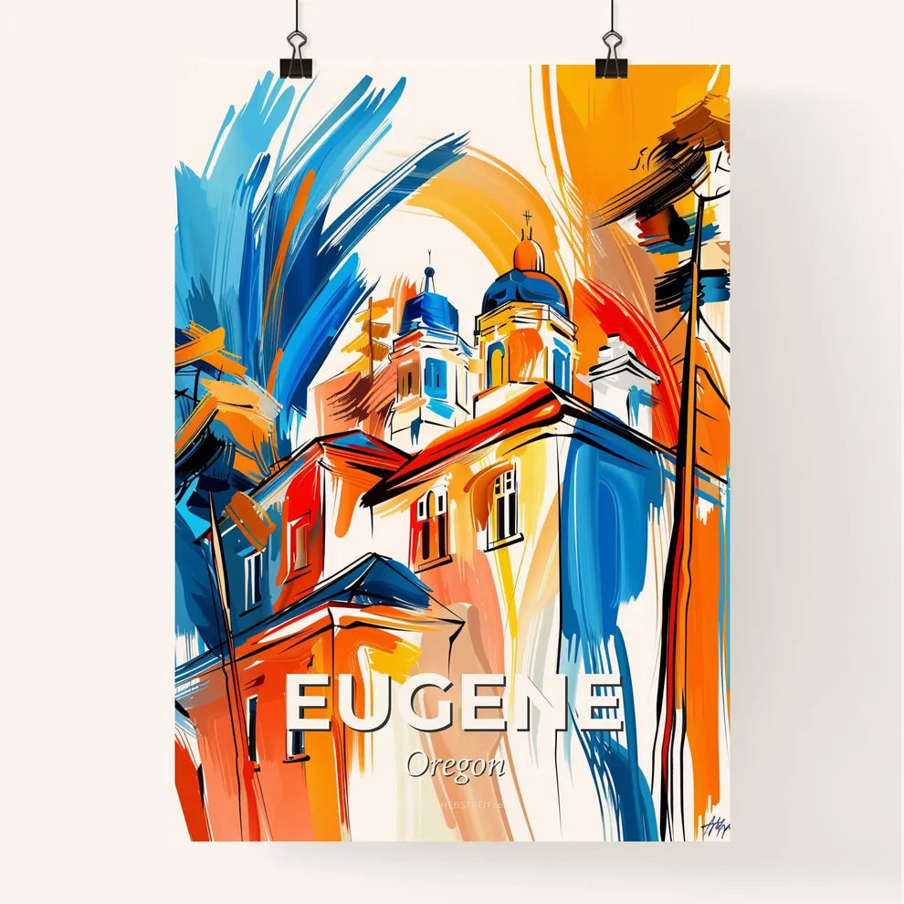 Vibrant Eugene, Oregon Poster