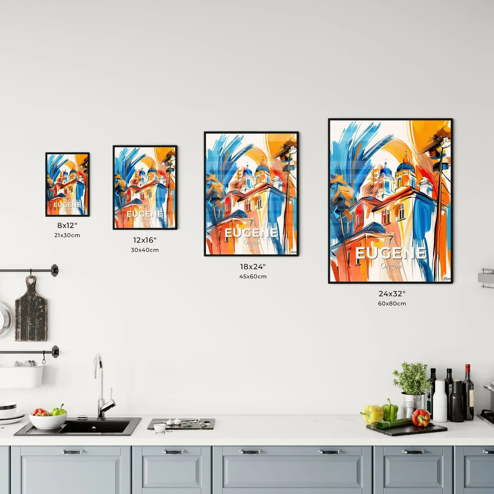 Vibrant Eugene, Oregon Kitchen Art