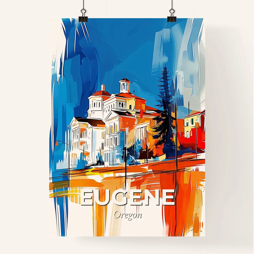 Vibrant Eugene, Oregon Poster