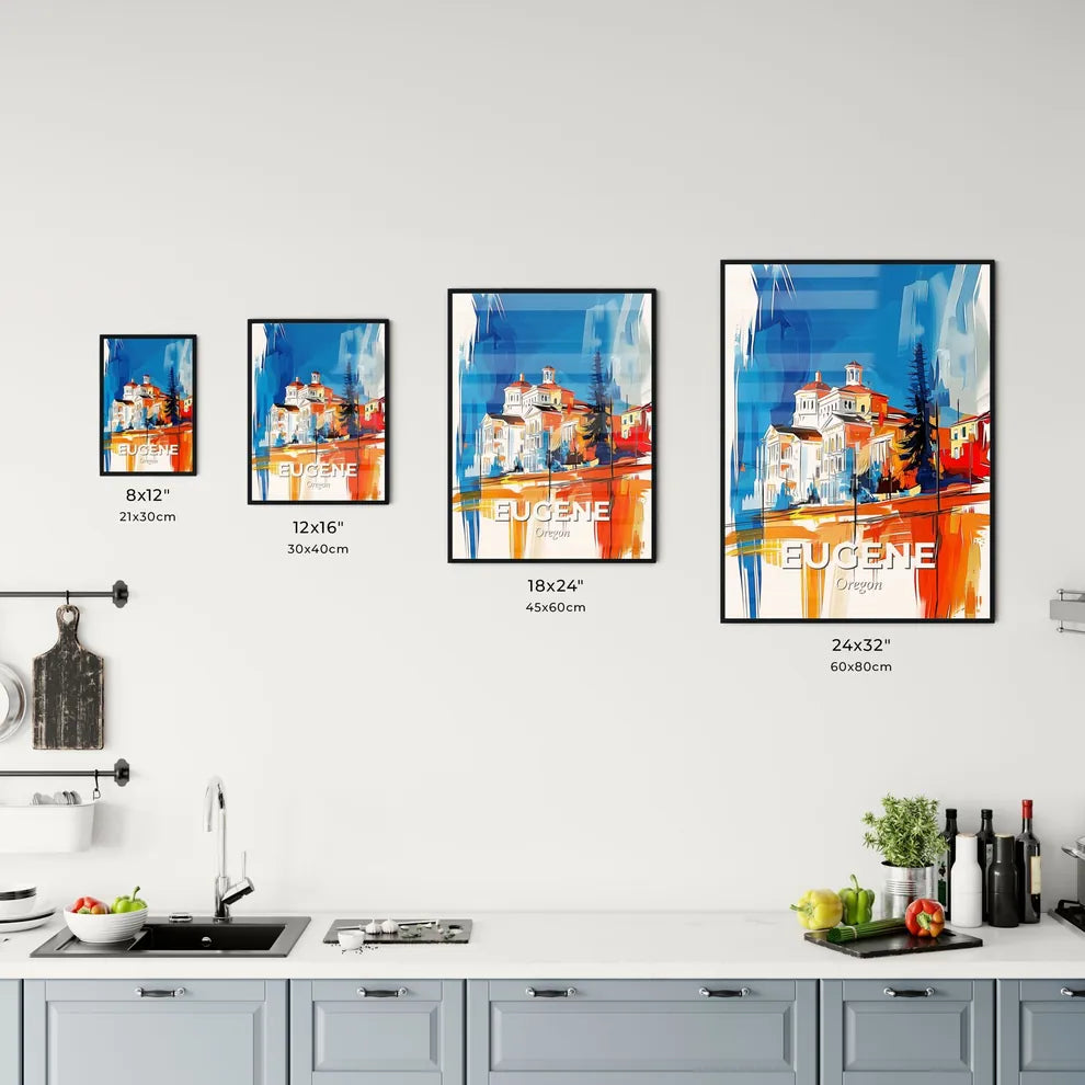 Vibrant Eugene, Oregon Kitchen Art